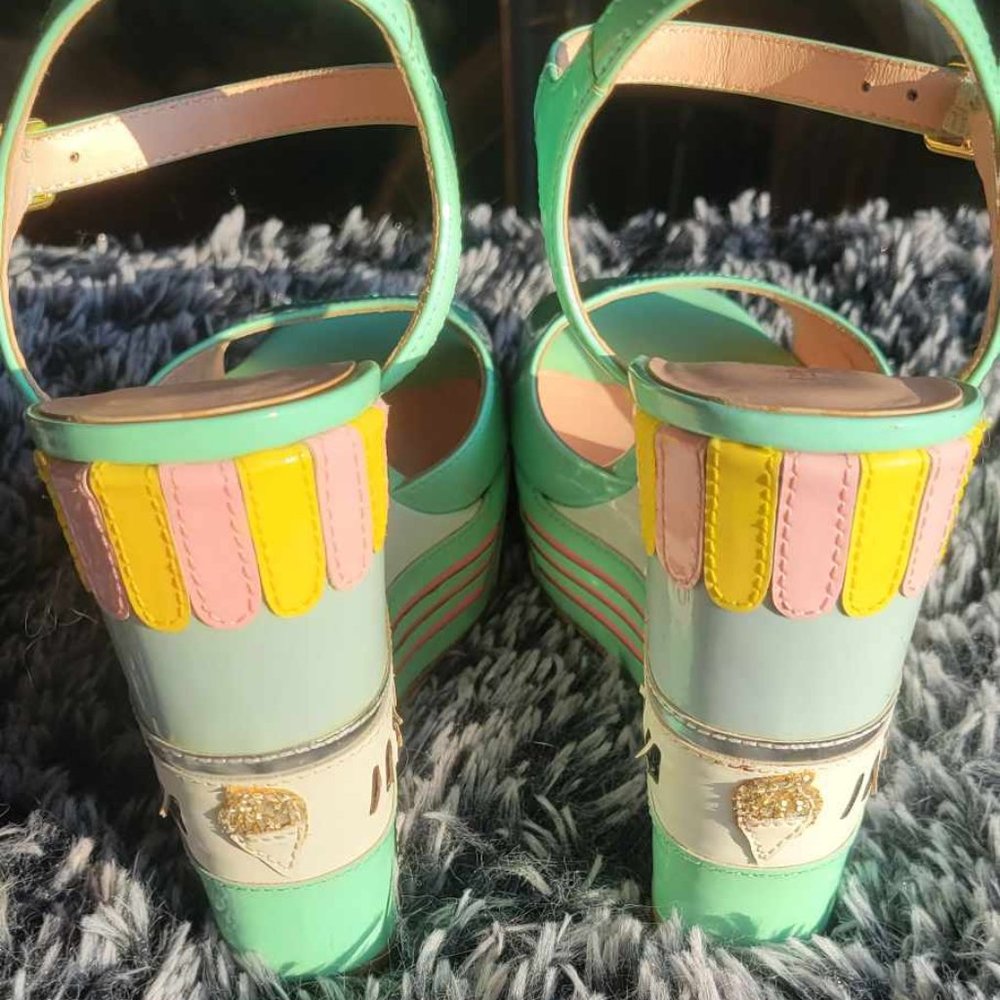 Kate Spade Dotty Ice Cream Truck Wedges - Picture 6 of 6